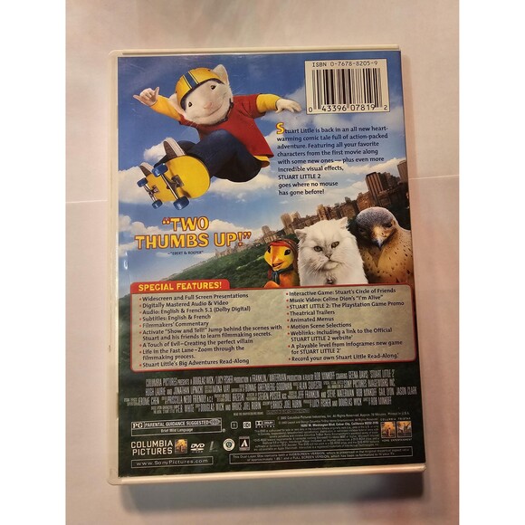 Stuart Little 1 & 2 DVDs Movies - Picture 3 of 5